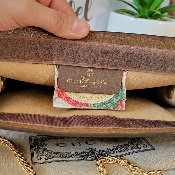 Very Cute ❤Authentic GUCCI Clutch Crossbody/Shoulder - Picture 4 of 16